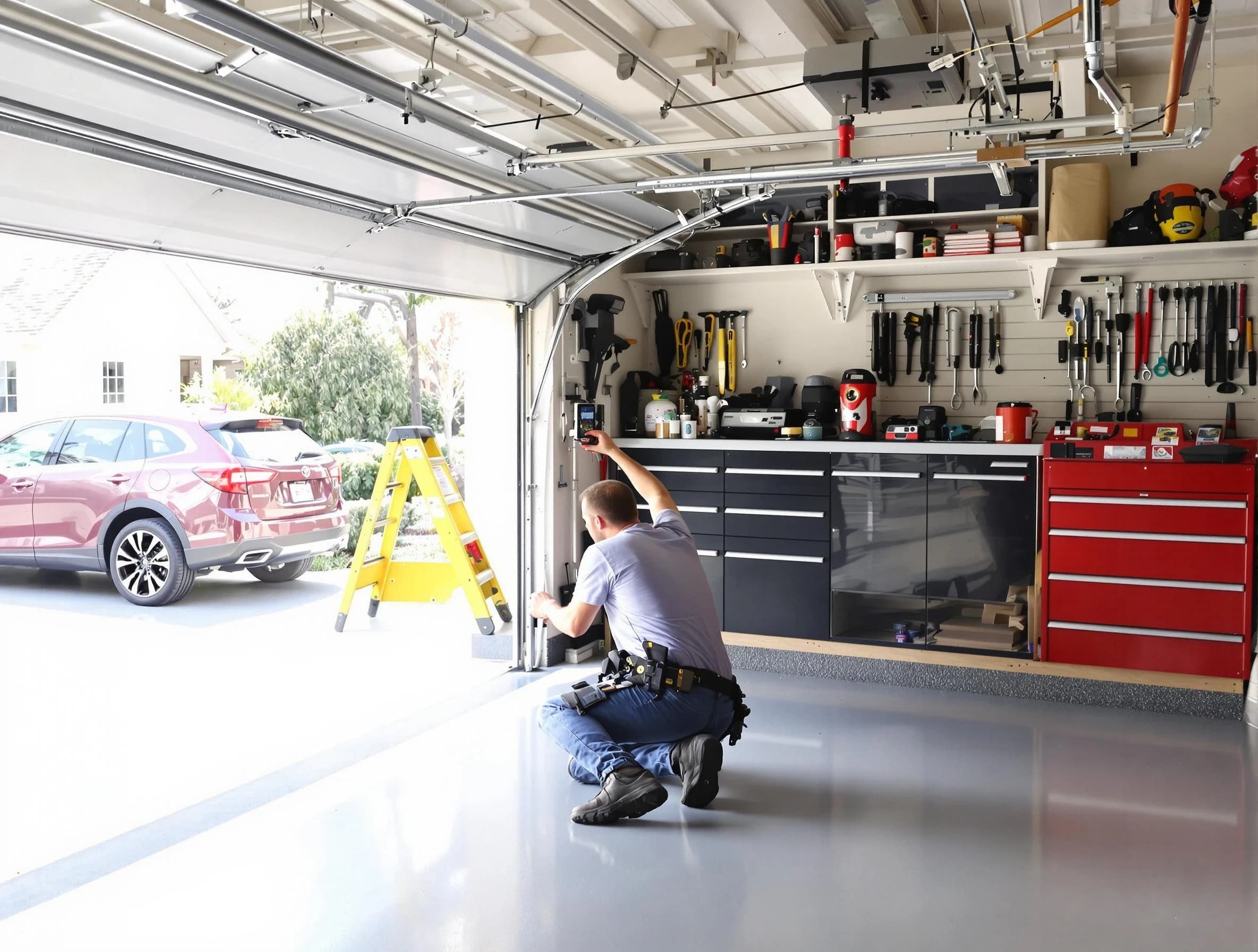 Local garage door repair service by Lexington Garage Door Repair in Lexington